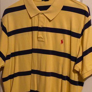 Blue & Yellow Ralph Lauren Polo (Red horse)